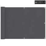 Balkonski zastor antracit 75 x 500 cm od tkanine Oxford - Antracit 75