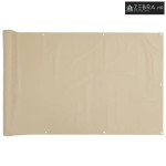 Balkonski zastor bež 75 x 300 cm od tkanine Oxford - Bež 75 x 300 cm