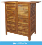 Barski stol od masivnog bagremovog drva 110 x 50 x 105 cm - NOVO