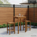 barski stol u vrtu LAREN Prirodna 60 x 60,5 x 105 cm - Prirodna 60 x 6