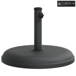 Baza suncobrana za stupove Ø 32/35/38 mm 15 kg okrugla - Crna 15 kg