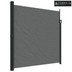 Bočna tenda na uvlačenje 200 x 500 cm antracit - Antracit 200 x 500 cm
