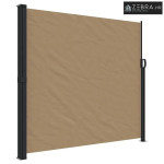 Bočna tenda na uvlačenje smeđesiva 180x600 cm - Sivo-smeđa 180 x 600 c