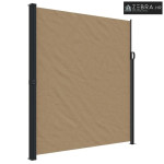 Bočna tenda na uvlačenje smeđesiva 220 x 500 cm - Sivo-smeđa 220 x 500