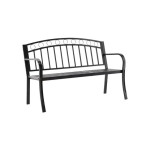 Garden line vrtna klupa s razglobivim stolom 127x53x84 cm – elegantno