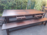 Hrastova masivna garnitura  2,5 m