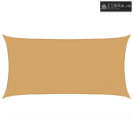Jedro za zaštitu od sunca 160g/m² pravokutno pijeska 2,5x4,5m HDPE - P