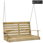 Klupa za ljuljanje 110 cm od impregnirane borovine - 110 x 65 x 60 cm