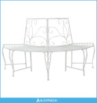 Klupa pod drvetom 4-Broj sjedala 160 x 80 x 89 cm Čelik - NOVO