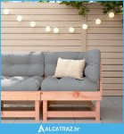 Kutna sofa od masivnog drva duglazije s jastucima - NOVO