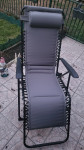 Ležaljke / stolice (3 komada) - crno sive boje