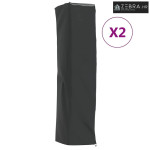 Navlake za grijalice 2 kom piramidalne 58x58x228 cm 420D Oxford - 58 x