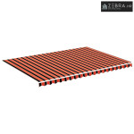 Platno za tendu - Zamjenska tkanina za tendu narančasta i smeđa 500x35