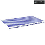 Platno za tendu - Zamjenska tkanina za tendu plava i bijela 600x350 cm