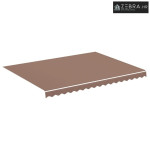 Platno za tendu - Zamjenska tkanina za tendu smeđa 400x300 cm polieste
