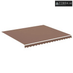 Platno za tendu - Zamjenska tkanina za tendu smeđa 400x350 cm polieste