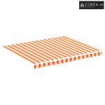 Platno za tendu - Zamjenska tkanina za tendu žuta i narančasta 300x250