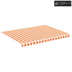 Platno za tendu - Zamjenska tkanina za tendu žuta i narančasta 400x300