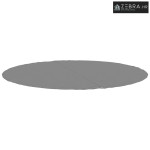 Platno za tlo ispod bazena svjetlosivo Ø 244 cm poliesterska - Svjetlo