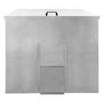 Pocinčani bunker za ugljen - 500 kg