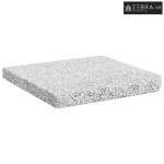 Postolje za suncobran granitno 25 kg četvrtasto sivo