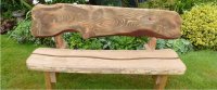 Rustikalna klupa za vrt 160x50cm hrast rustik