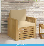 Set vanjskih sofa Poliester Bijela - NOVO