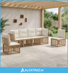 Set vanjskih sofa Prirodna Poliester - NOVO