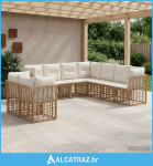Set vanjskih sofa Prirodna Poliester - NOVO