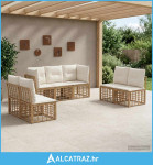 Set vanjskih sofa Prirodna Poliester - NOVO
