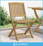 Sklopive vrtne stolice 4 kom 44x50x88 cm masivno drvo bagrema - NOVO