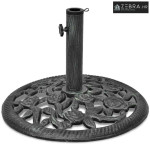 Stalak za suncobran od lijevanog željeza 12 kg 48 cm
