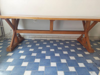 STOL MASIV ZA TERASU SMREKA 260 X 90