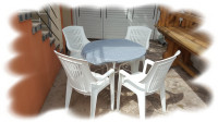Stolice za terasu 4 kom komplet