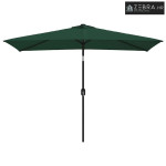 Suncobran 200 x 300 cm zeleni pravokutni - Zelena