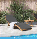Suncobran za vrt Smeđa 198 x 55 x 58,5 cm Čvrsto teak drvo - NOVO