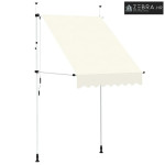 Tenda na ručno uvlačenje 150 cm krem