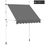 Tenda na ručno uvlačenje 200 cm antracit
