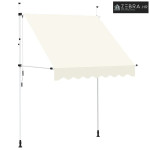 Tenda na ručno uvlačenje 200 cm krem