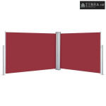 Uvlačiva bočna tenda 100 x 1000 cm crvena - Crvena 100 x 1000 cm