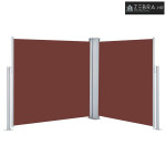 Uvlačiva bočna tenda 100 x 600 cm smeđa - Smeđa 100 x 600 cm