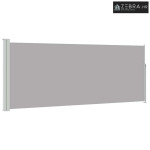Uvlačiva bočna tenda 117x314 cm siva - Siva 117 x 300 cm