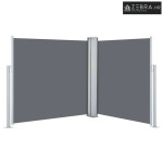 Uvlačiva bočna tenda 120 x 600 cm antracit - Antracit 117 x 600 cm