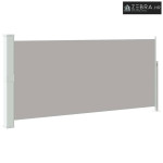 Uvlačiva bočna tenda 140 x 314 cm siva - Siva 140 x 300 cm