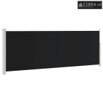Uvlačiva bočna tenda 160 x 514 cm crna - Crna 160 x 500 cm