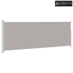 Uvlačiva bočna tenda 160 x 514 cm siva - Siva 160 x 500 cm