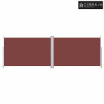 Uvlačiva bočna tenda smeđa 200 x 600 cm - Smeđa 200 x 600 cm