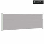 Uvlačiva bočna tenda za terasu 100 x 314 cm siva
