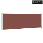 Uvlačiva bočna tenda za terasu 100 x 314 cm smeđa - Smeđa 100 x 300 cm