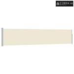 Uvlačiva bočna tenda za terasu 100 x 514 cm krem - Krema 100 x 500 cm